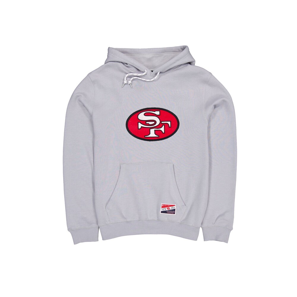New Era San Francisco 49ers Throwback Gray Hoodie - Size XXL